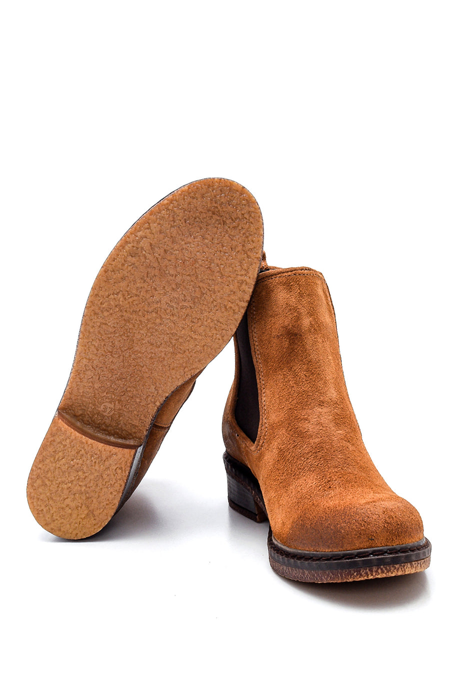 Women's Suede Leather Chelsea Boots