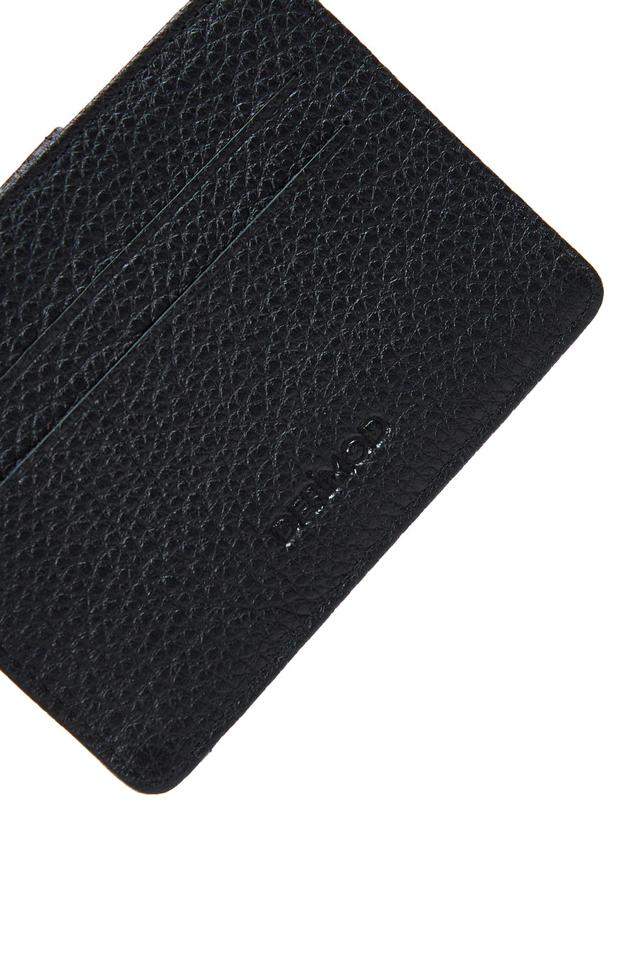 Men's Black Leather Casual Card Holder