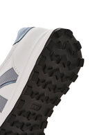 Women's White Lace-Up Leather Sneaker | Derimod