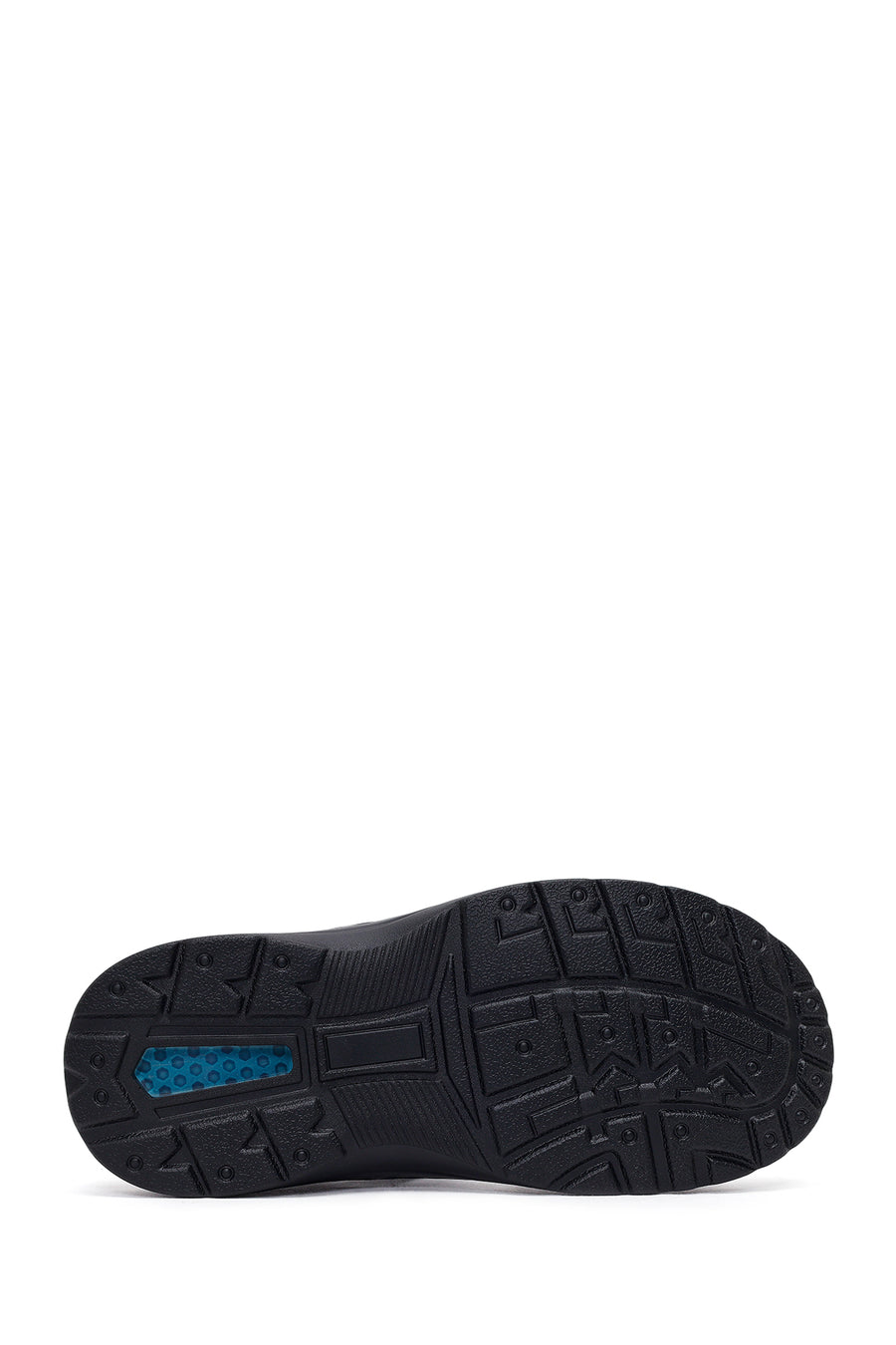 Men's Black Double Strap Leather Sandals