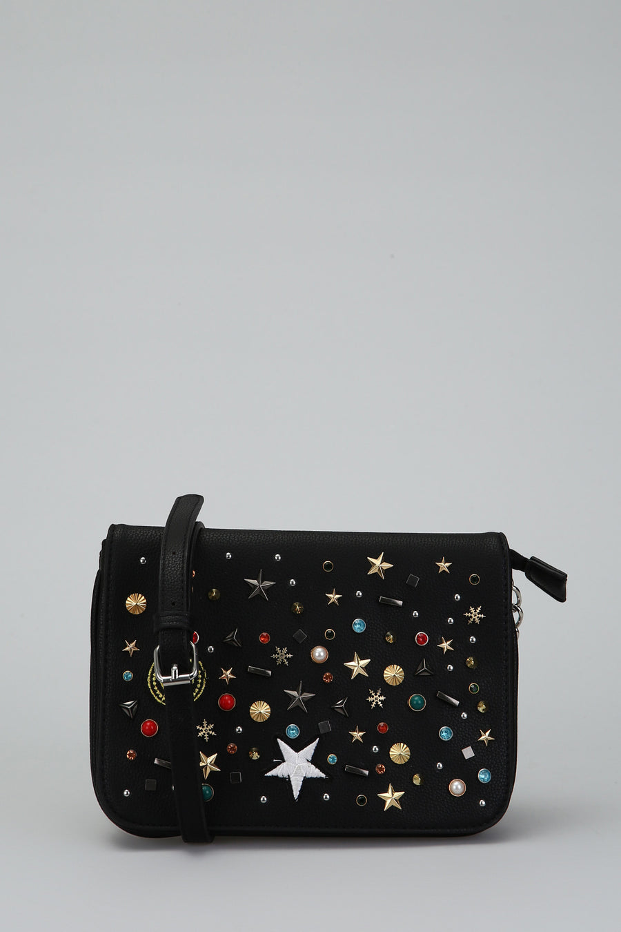 Women's Crossbody Bag with Star Staple Detail 18SBD2518FT | Derimod
