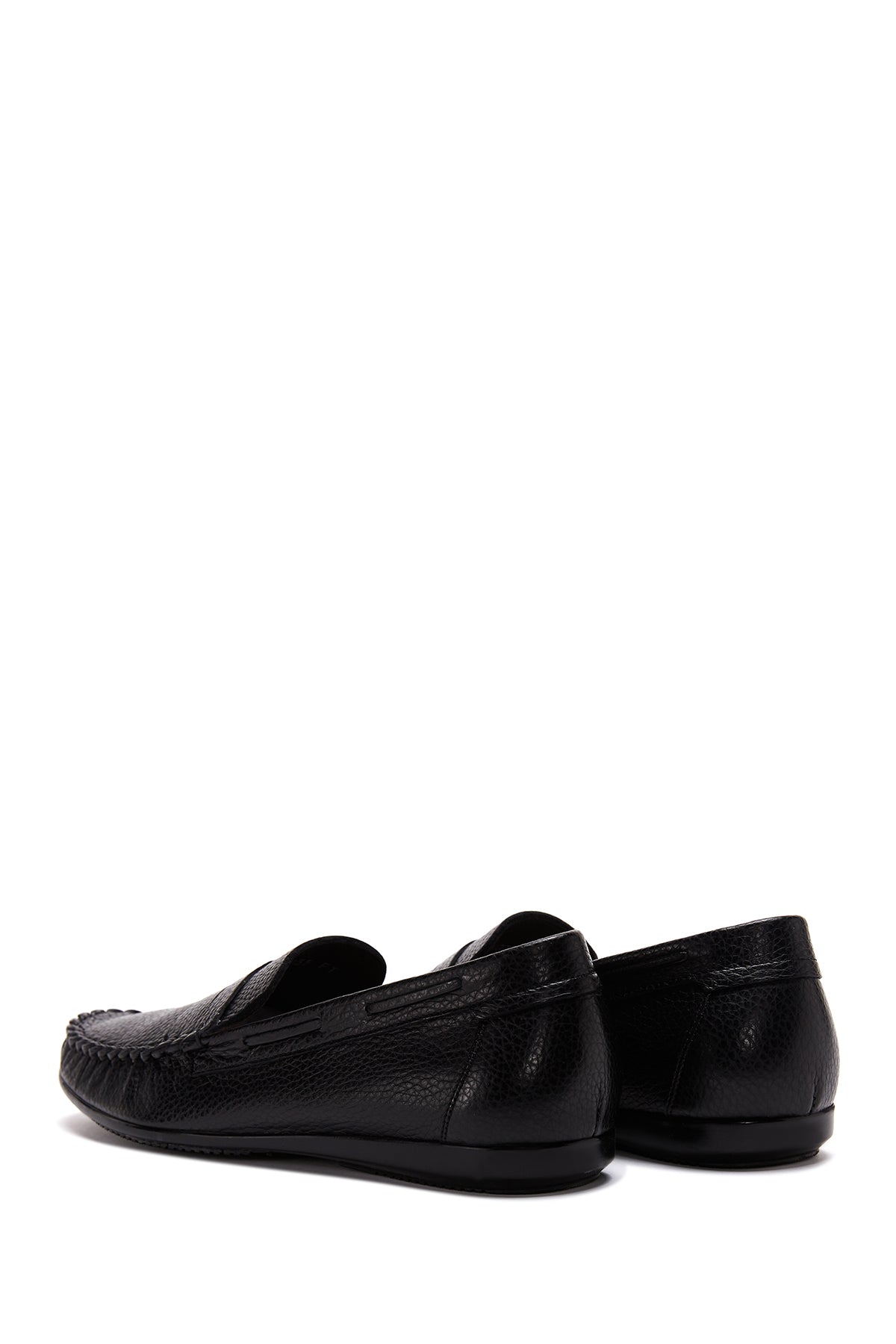 Erkek Siyah Deri Casual Loafer