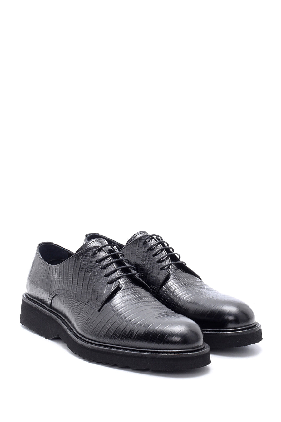 Men's Leather Printed Classic Shoes