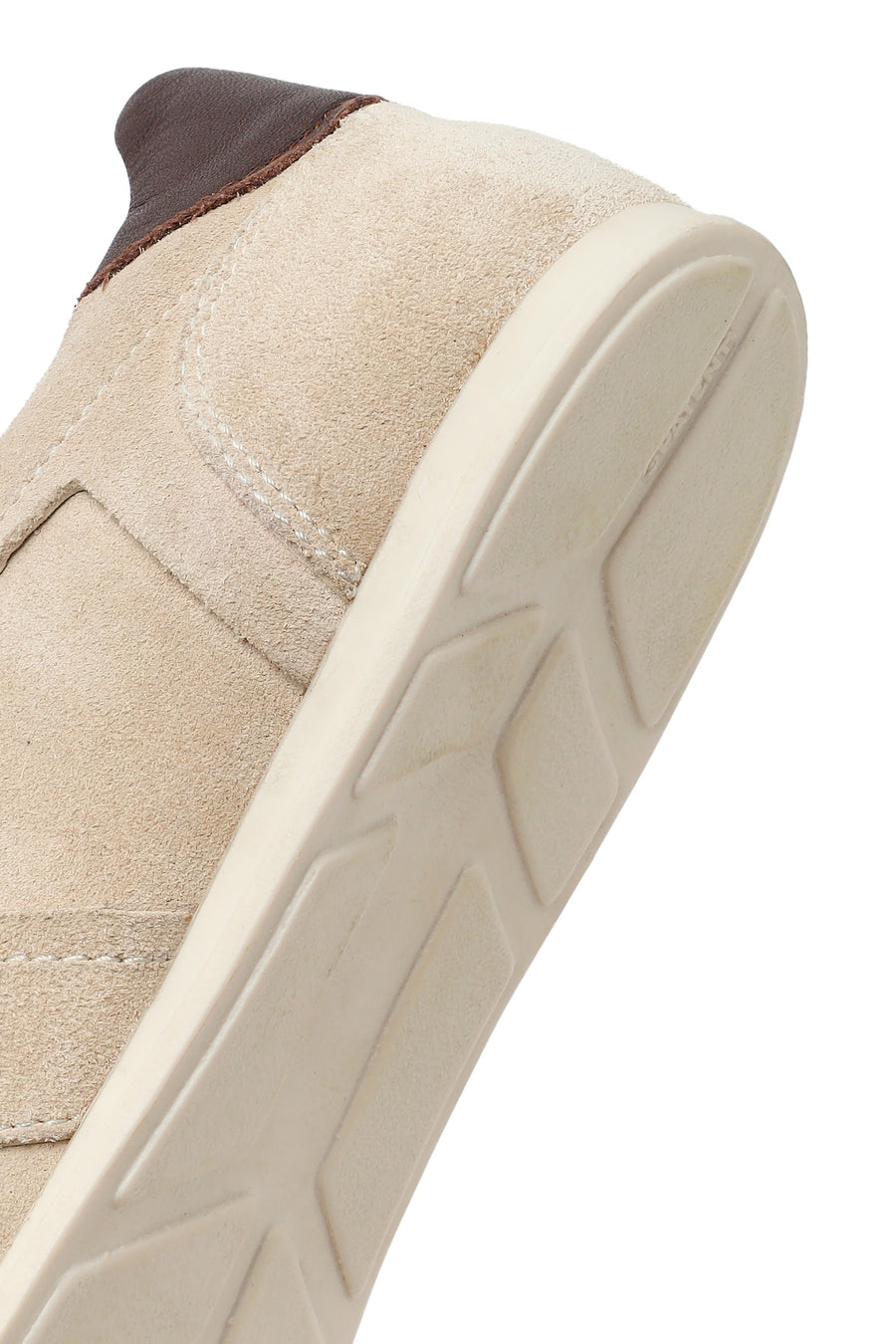 Kadın Bej Bağcıklı Süet Deri Sneaker