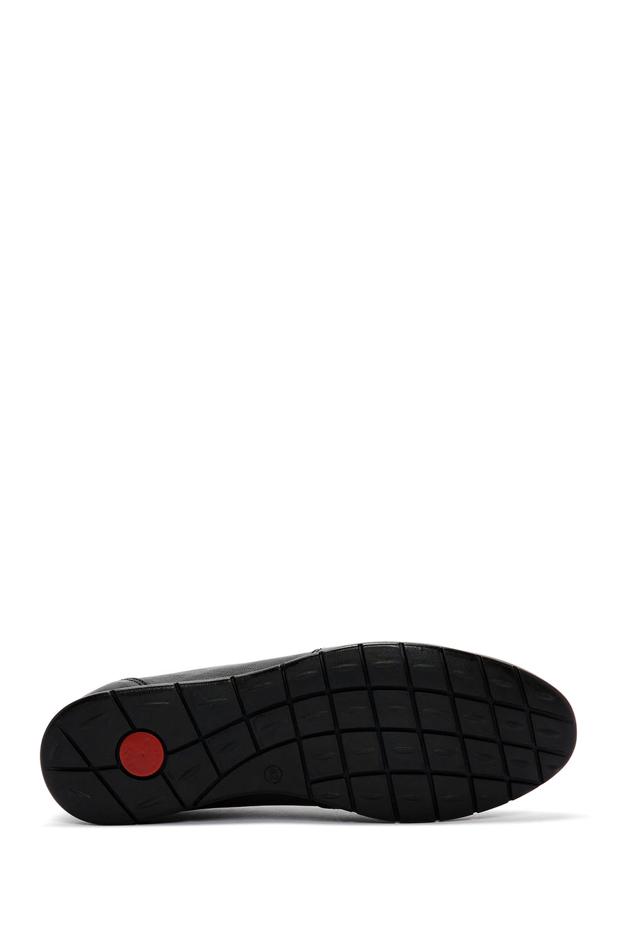 Men's Black Leather Casual Shoes