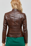 Daisy Women's Leather Jacket | Derimod