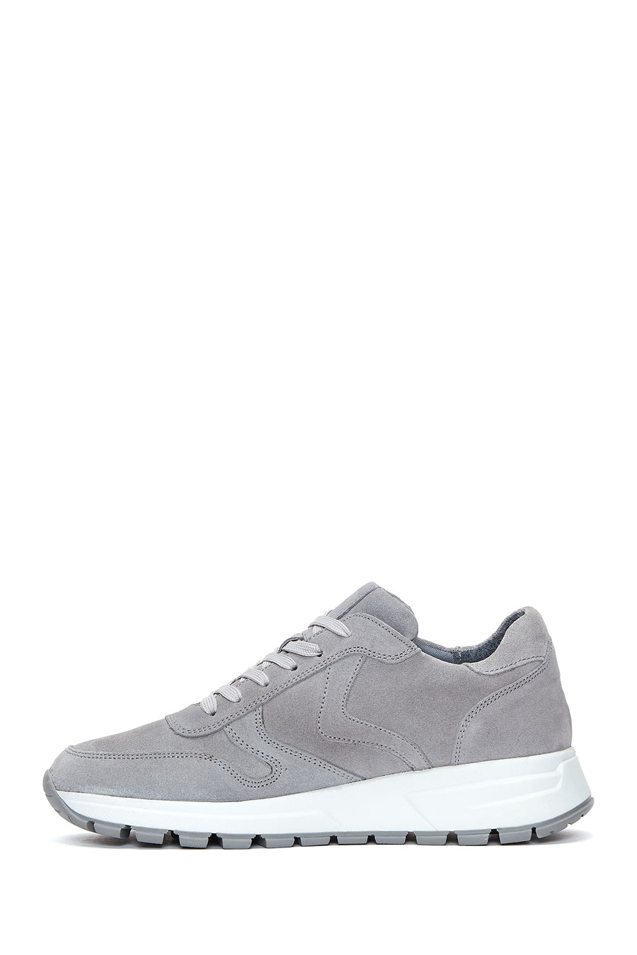 Kadın Antrasit Süet Deri Sneaker