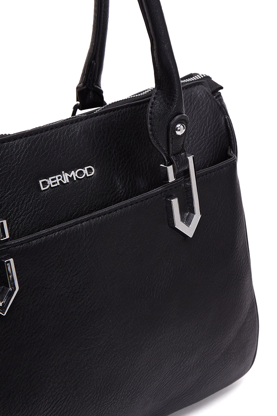 Woman Black Long Strap Printed Shoulder Bag