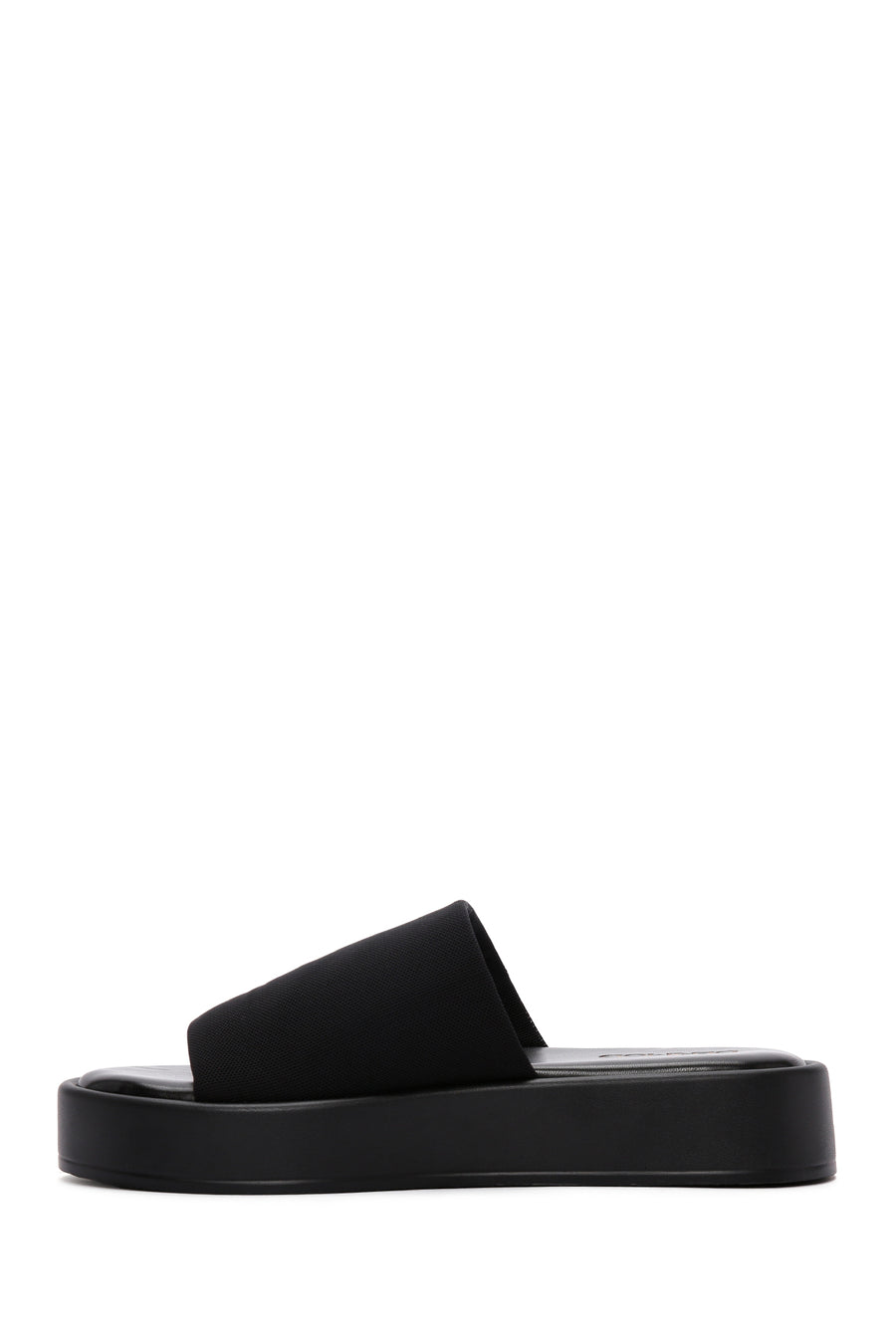 Women's Black Thick Soled Slippers