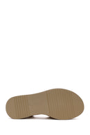 Women's Tan Leather Sandals | Derimod