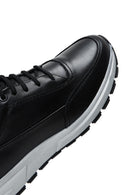 Men's Black Leather Sneaker | Derimod