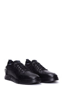 Men's Black Leather Sneaker | Derimod