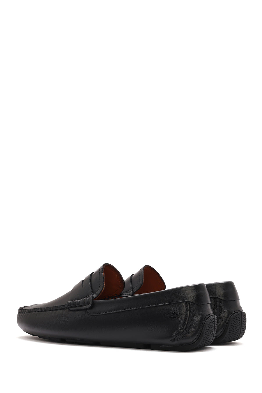 Men's Black Leather Loafer