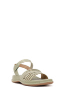 Women's Green Chunky Sole Comfort Sandals | Derimod