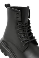 Men's Black Leather Boots | Derimod