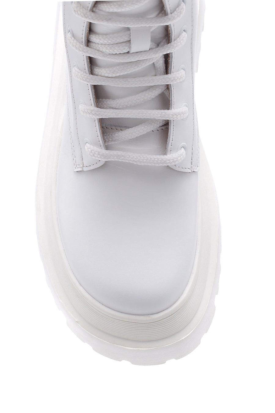 Women's Leather High-Sole Boots