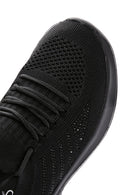 Derimod Zero Women's Black Lace-Up Thick Soled Sports Sneaker | Derimod