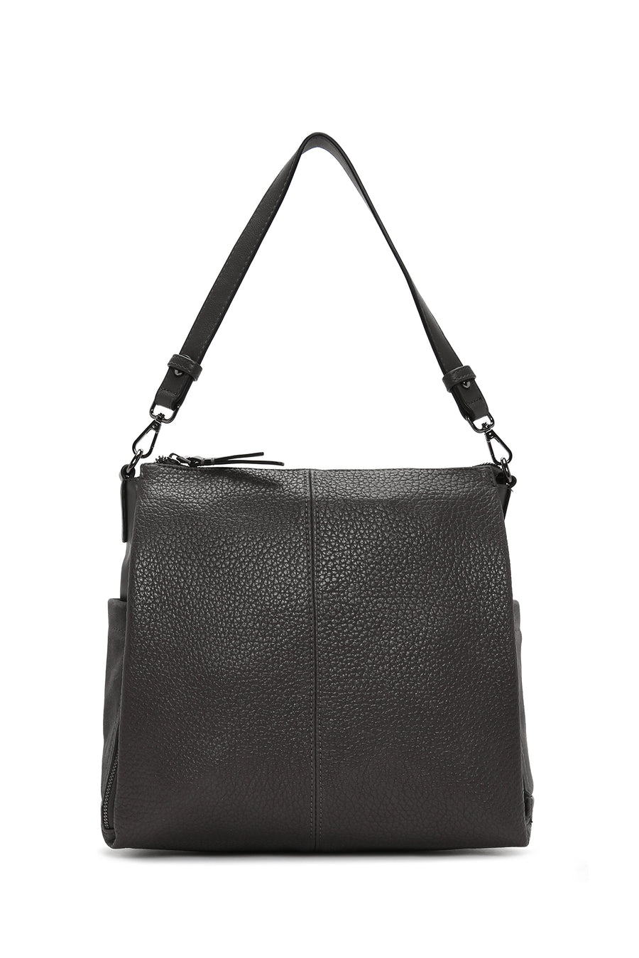 Women's Gray Long Strap Shoulder Bag