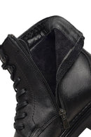 Men's Black Zippered Leather Casual Boot | Derimod