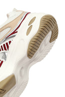Women's Beige Lace-Up Thick-Soled Sneaker | Derimod