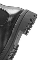 Women's Black Leather Chelsea Boots | Derimod