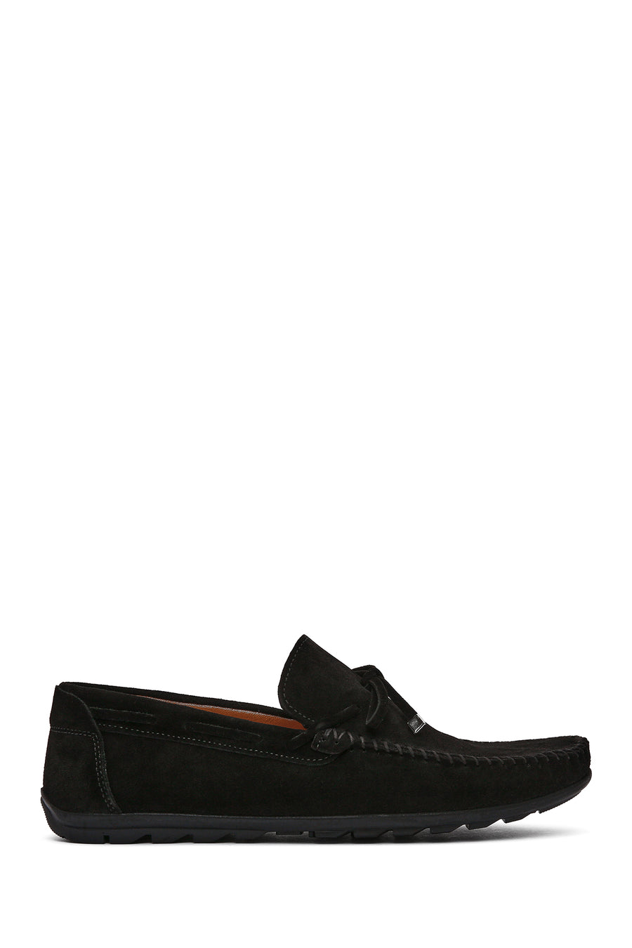 Erkek Siyah Süet Deri Casual Loafer 25SFD754310 | Derimod