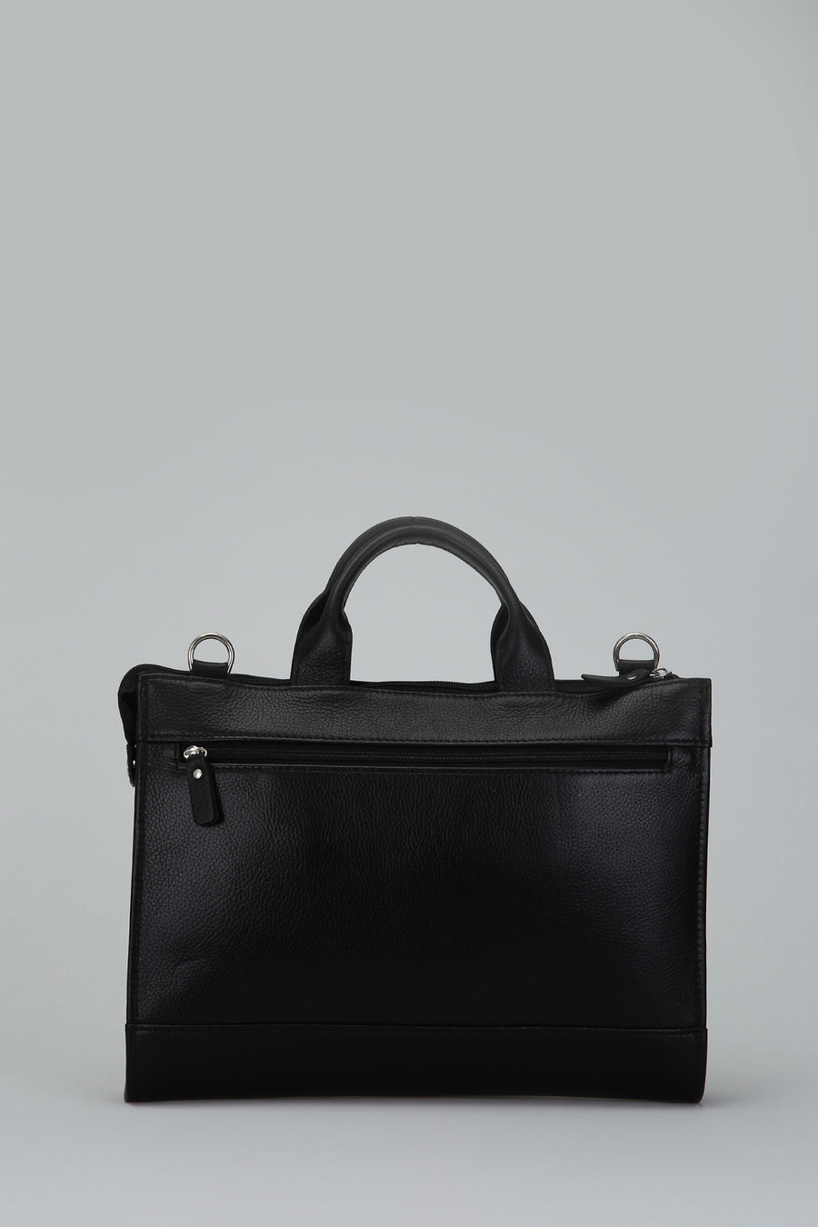 Black Men's Leather Briefcase