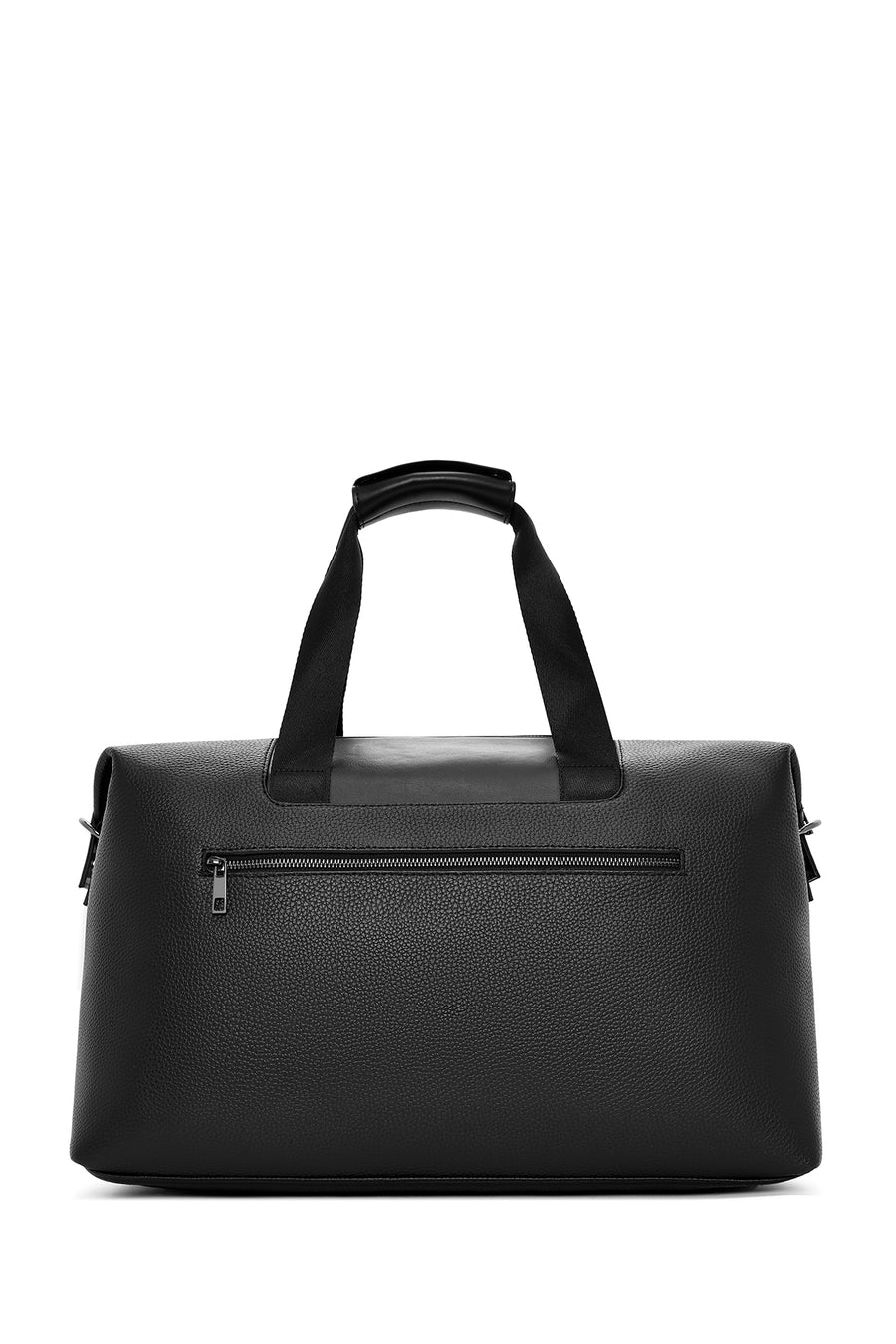 Unisex Black Long-Strap Trip Bag