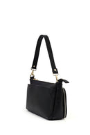 Woman Black Long-Strap Leather Shoulder Bag | Derimod