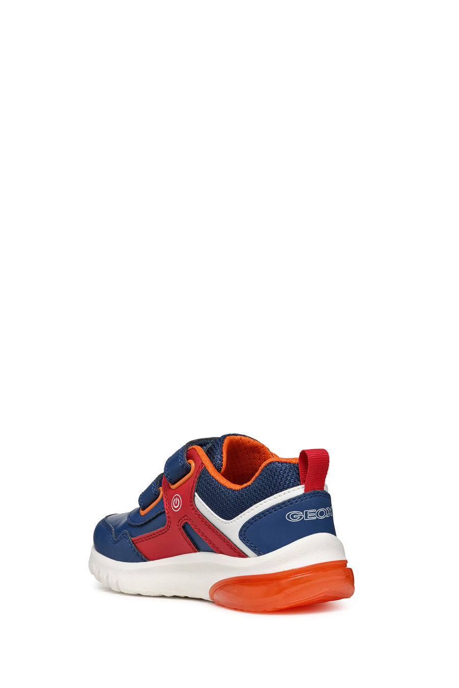 Geox Boy Navy Blue Ciberdron Banded Patterned Light Detailed Sneaker