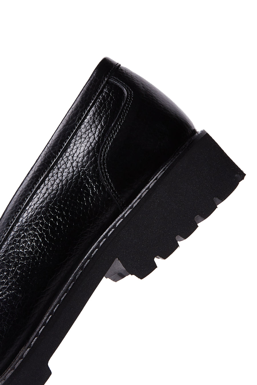 Men's Black Leather Casual Loafer