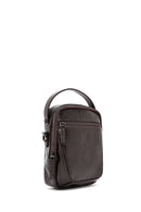 Men's Brown Leather Messenger Bag | Derimod