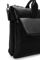 Men's Black Leather Briefcase | Derimod