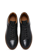 Men's Green Leather Sneaker | Derimod