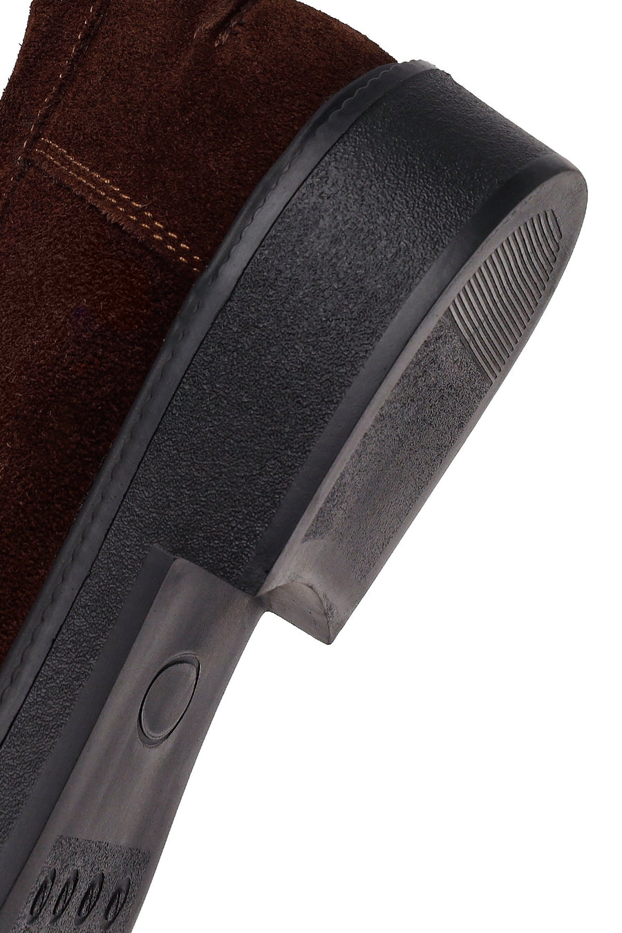 Woman Brown Suede Masculine Loafer