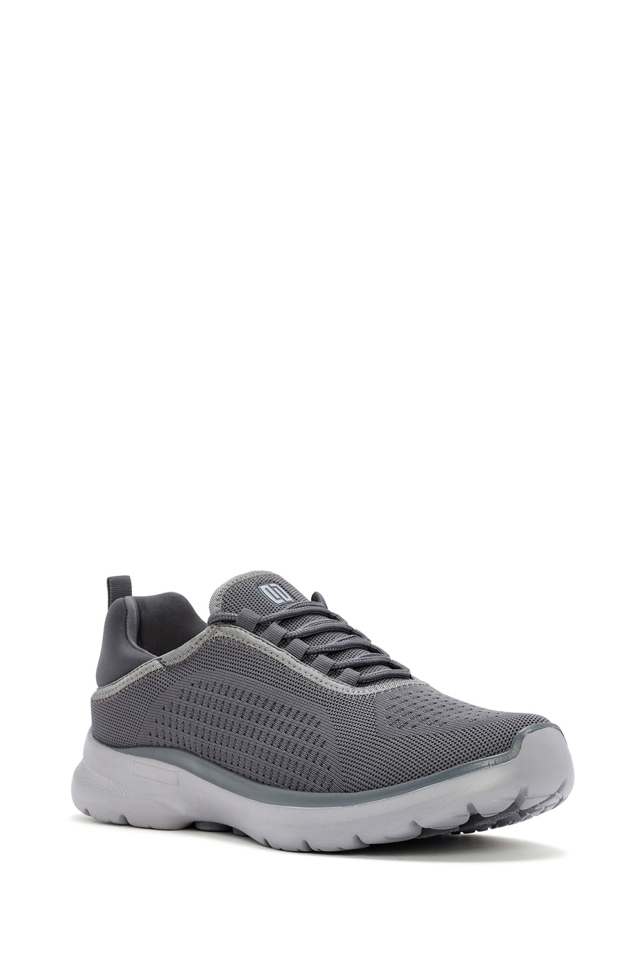Derimod Zero Men's Gray Lace-Up Thick Soled Sneaker