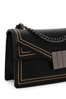 Women's Black Long Strap Crossbody Bag | Derimod