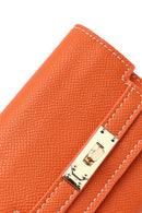 Women's Orange Printed Wallet | Derimod