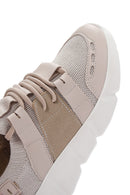 Women's Beige Thick Soled Sneaker | Derimod