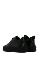 Men's Black Leather Sneaker | Derimod