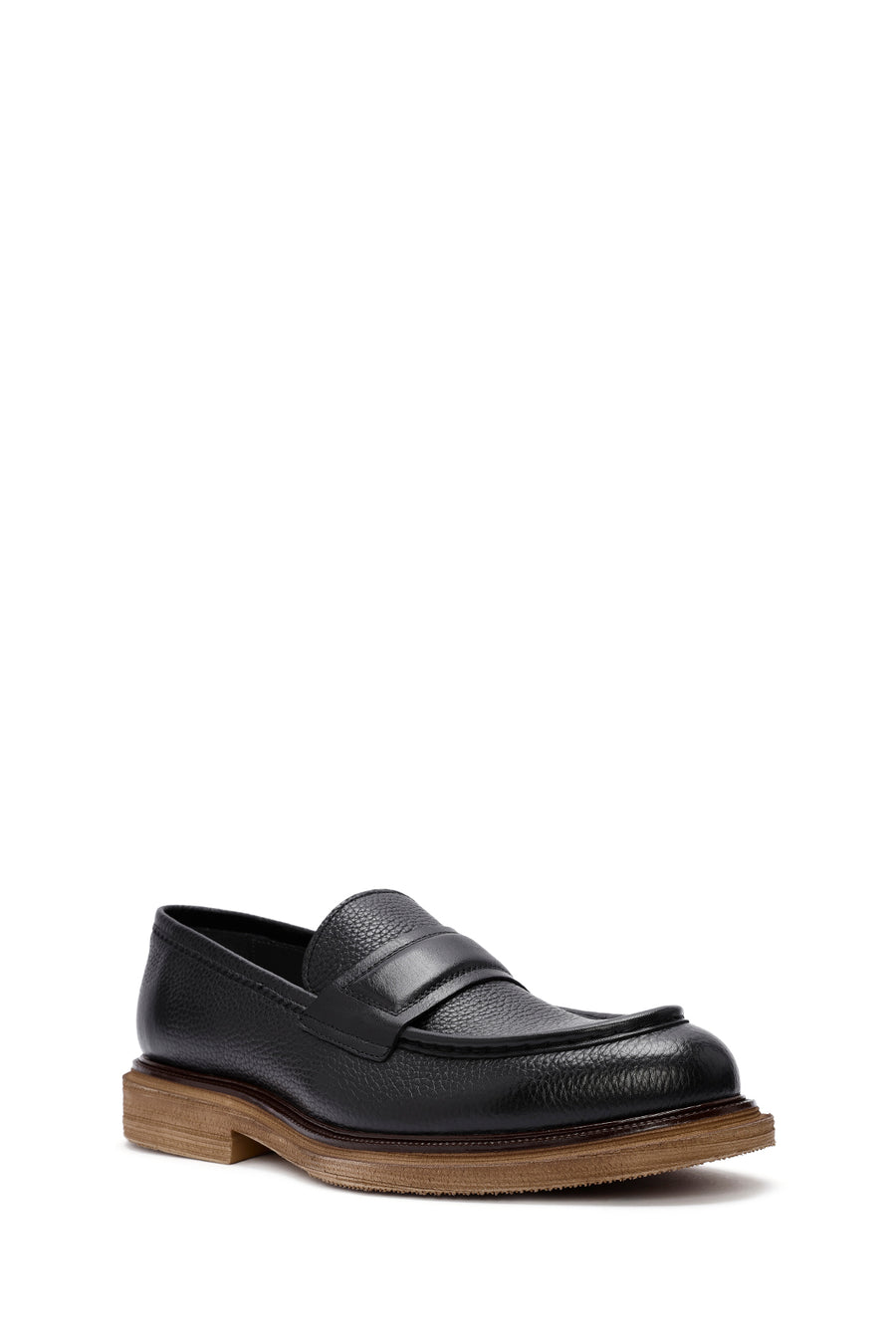 Men's Black Leather Classic Loafer