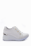 Women's High-Sole Sneaker | Derimod