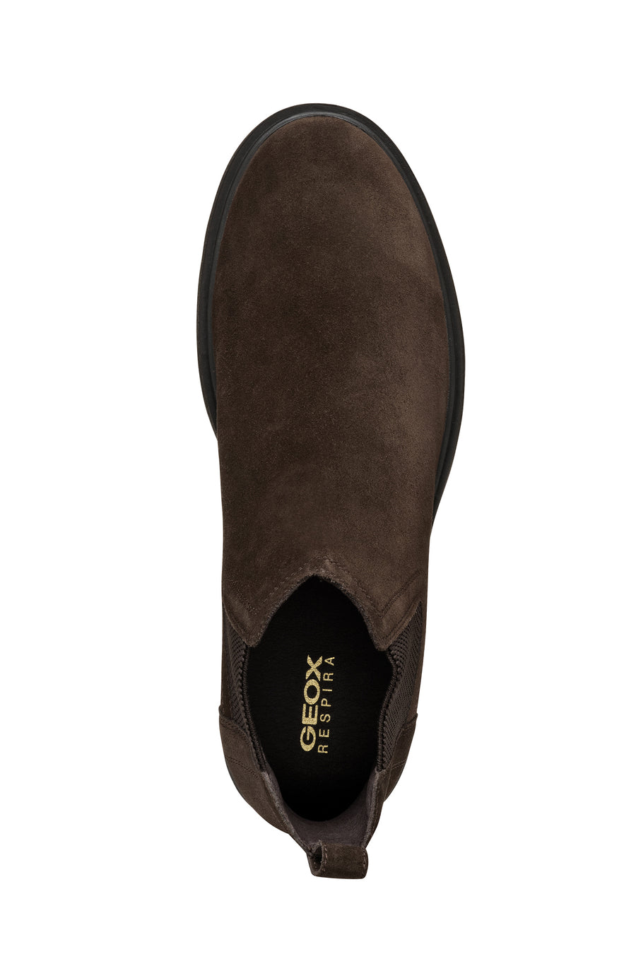 Geox Men's Brown Spherica Ec1 Suede Leather Chelsea Boots