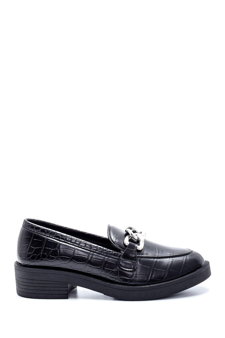 Women's Crocodile Patterned Loafer 20WFE1934E3 | Derimod
