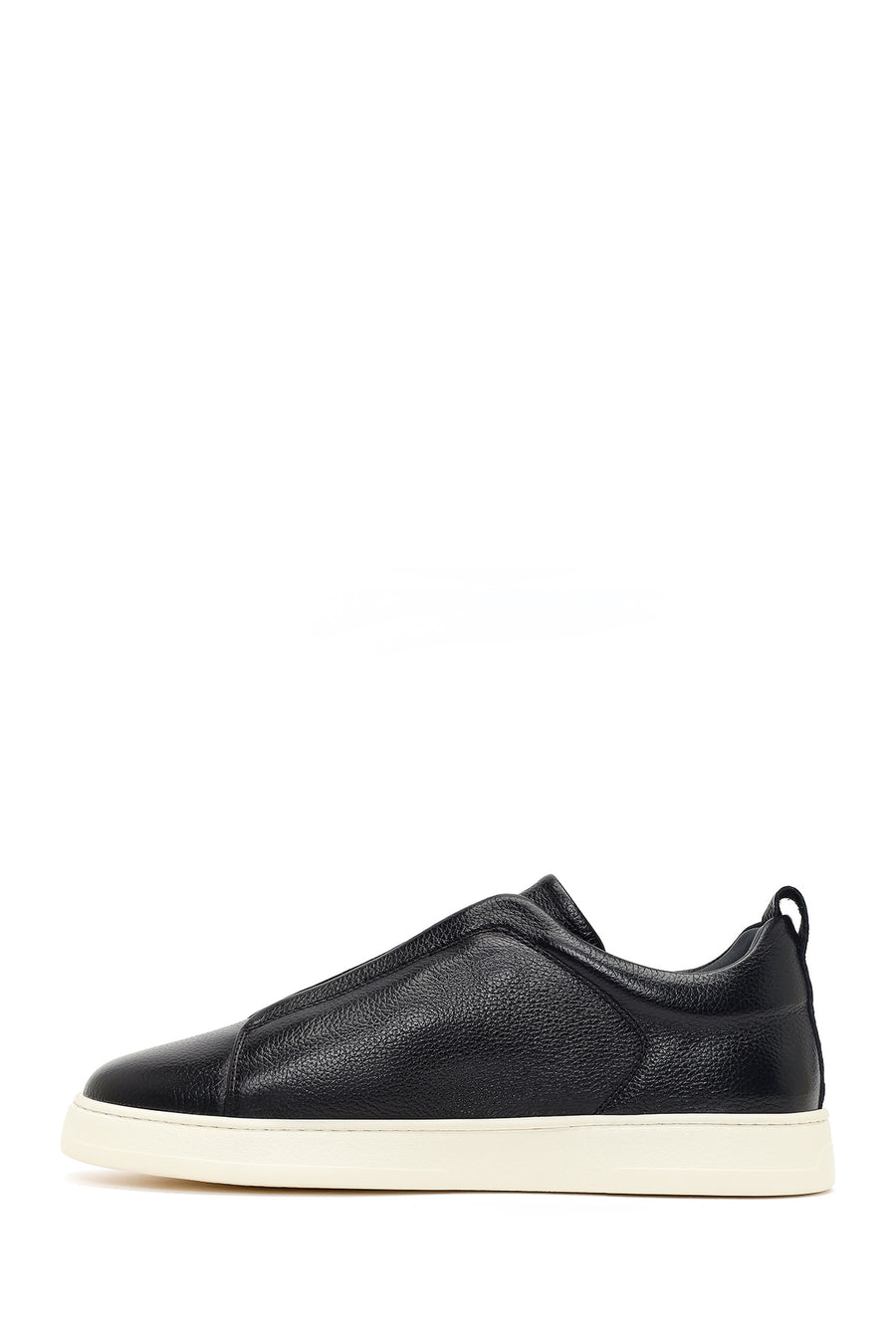 Men's Black Leather Sneaker