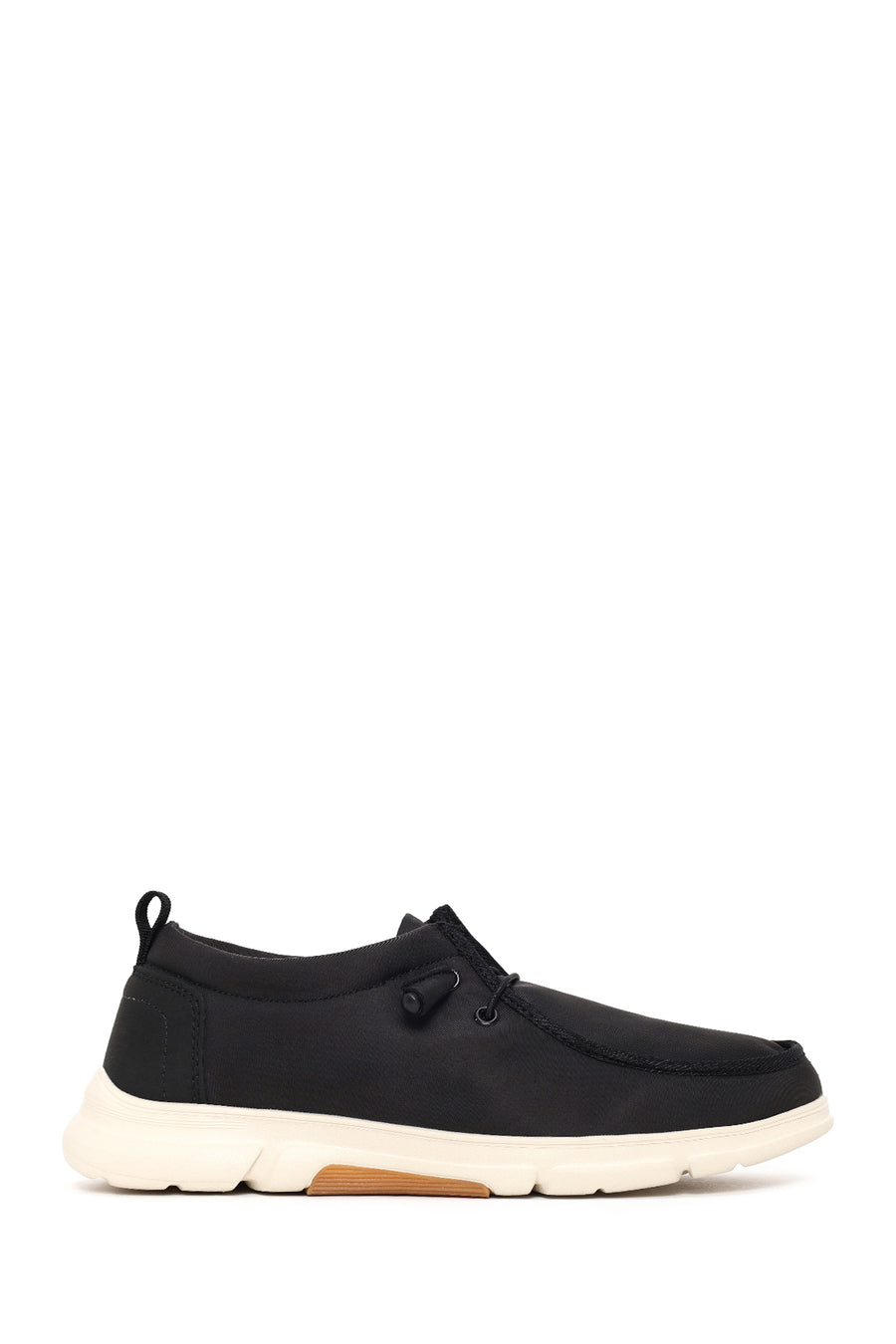 Derimod Zero Male Black Fabric Casual Shoes 26SFD69226F | Derimod