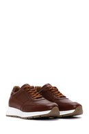 Men's Tan Leather Sneaker | Derimod