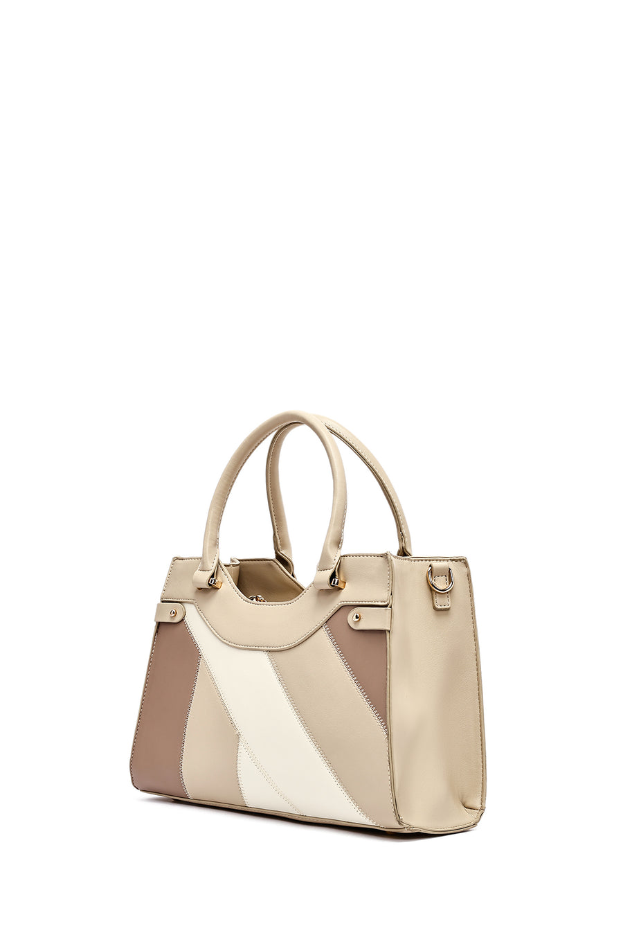 Women Beige Long Strap Classic Sleeve Bag