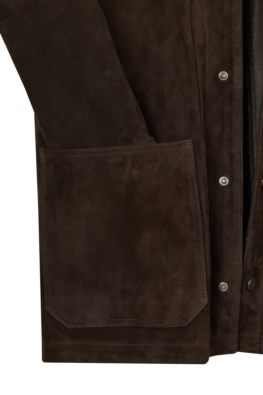 Shoe Male Brown Suede Shirt Jacket
