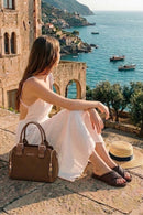 Woman Brown Long-Strap Fabric Shoulder Bag | Derimod
